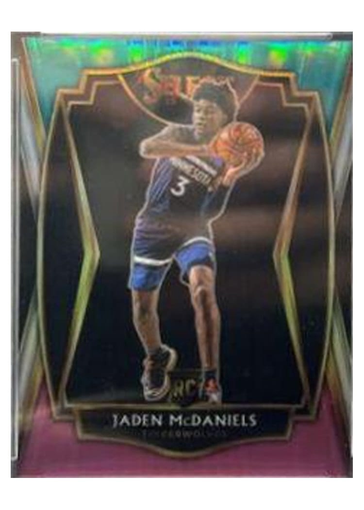 2020-21 Panini Select Base Set Jaden McDaniels #197 card