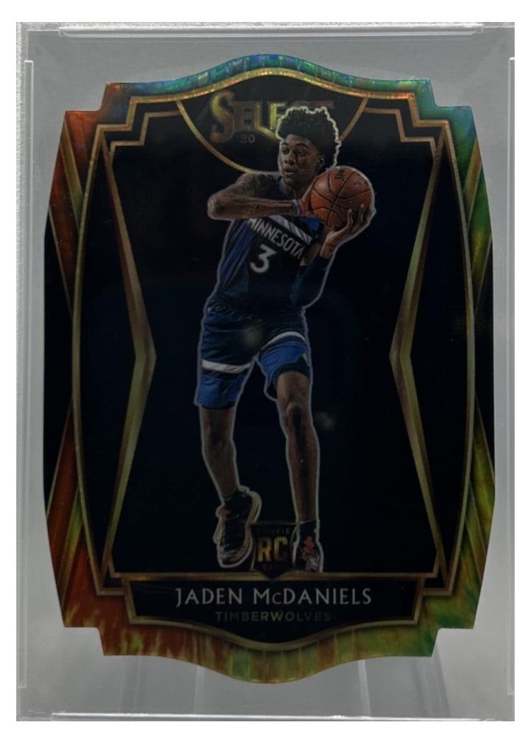 2020-21 Panini Select Base Set Jaden McDaniels #197 card