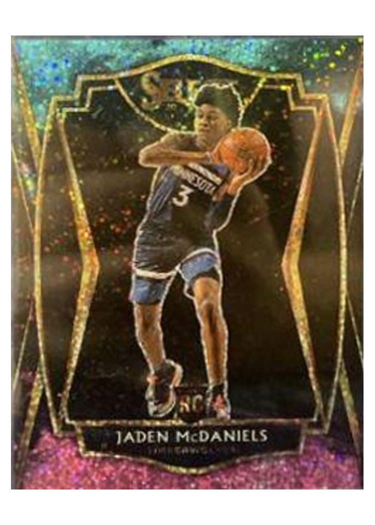 2020-21 Panini Select Base Set Jaden McDaniels #197 card