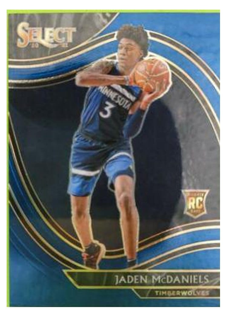2020-21 Panini Select Base Set Jaden McDaniels #273 card