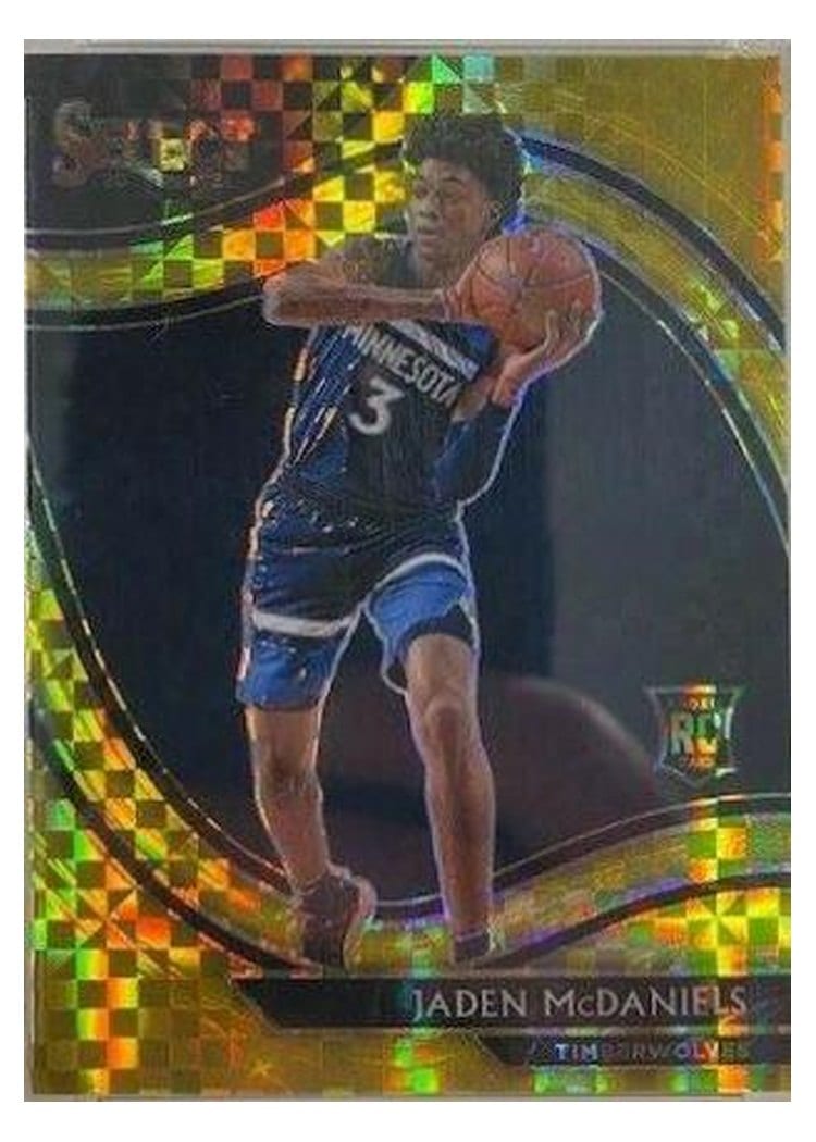 2020-21 Panini Select Base Set Jaden McDaniels #273 card