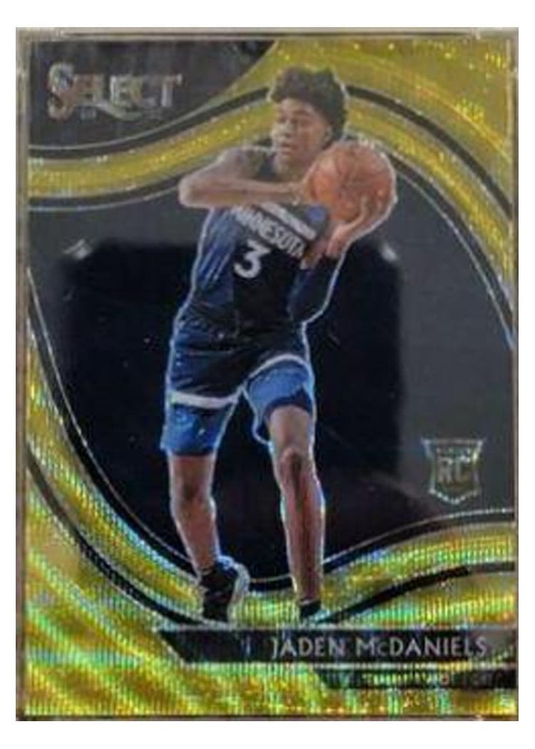 2020-21 Panini Select Base Set Jaden McDaniels #273 card