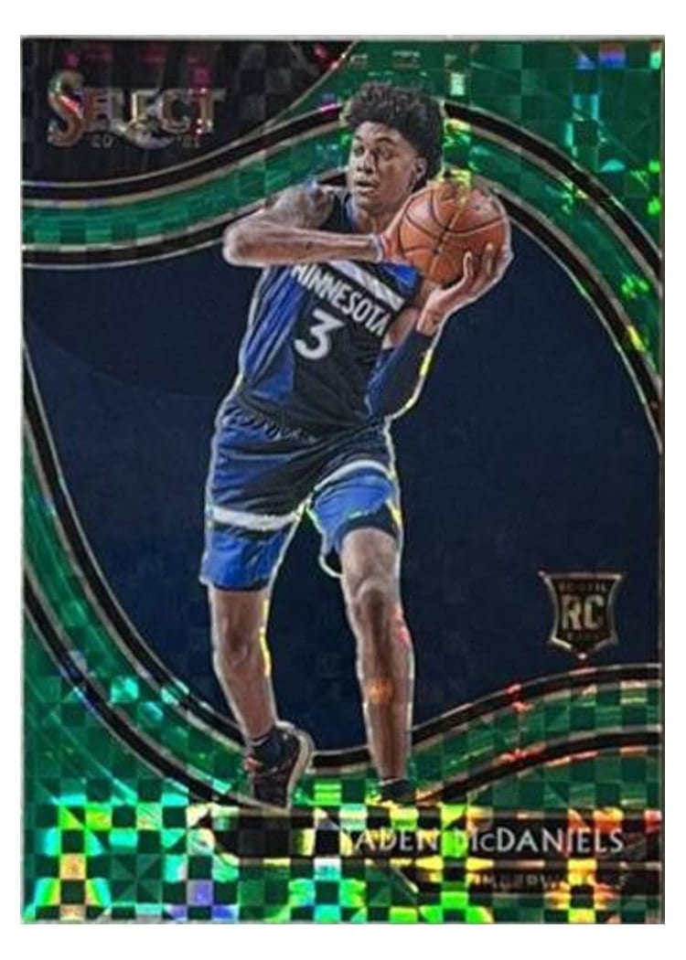2020-21 Panini Select Base Set Jaden McDaniels #273 card
