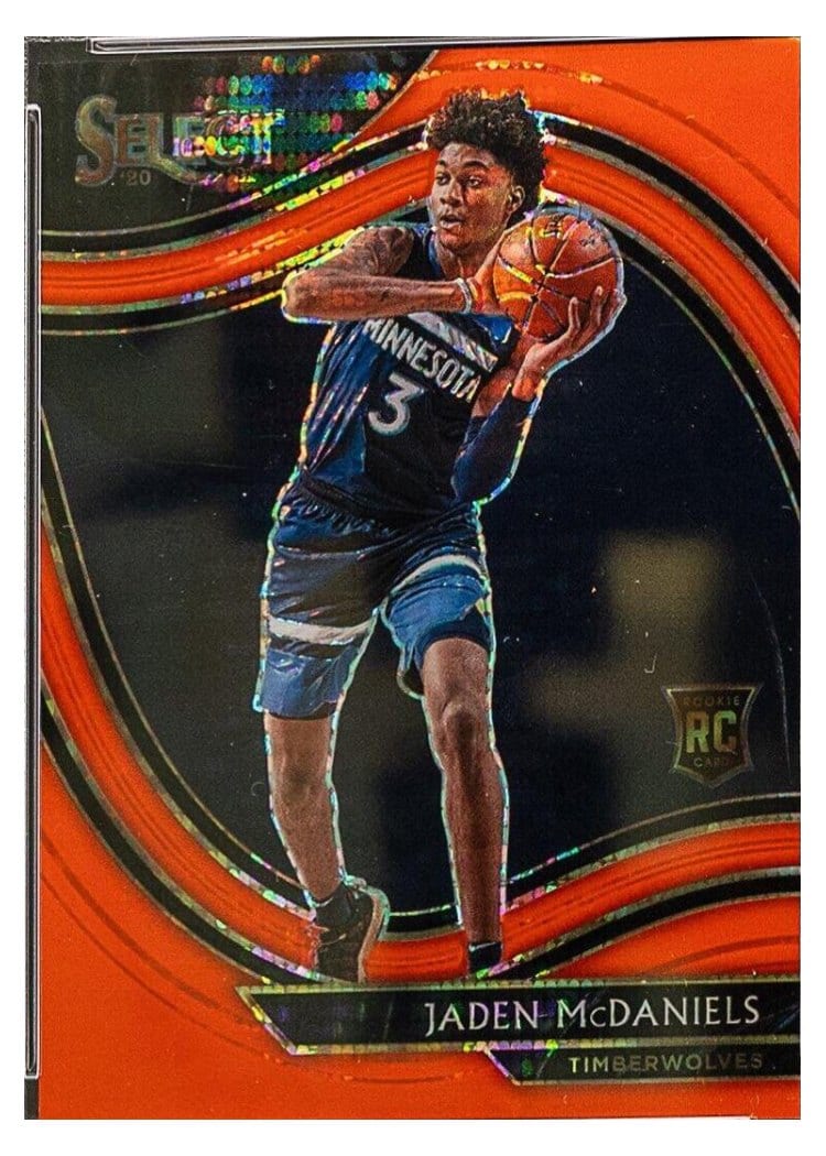 2020-21 Panini Select Base Set Jaden McDaniels #273 card
