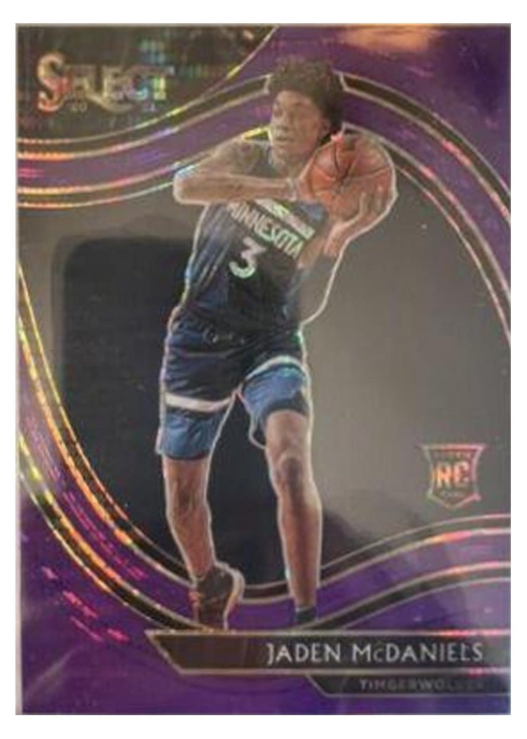 2020-21 Panini Select Base Set Jaden McDaniels #273 card