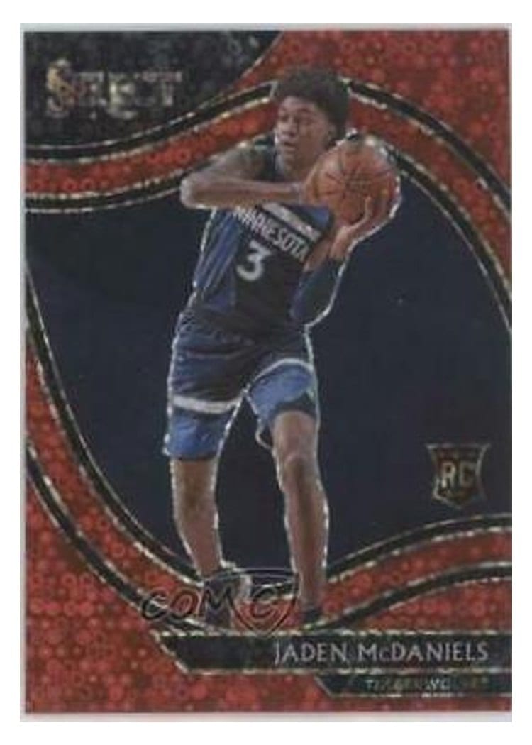 2020-21 Panini Select Base Set Jaden McDaniels #273 card