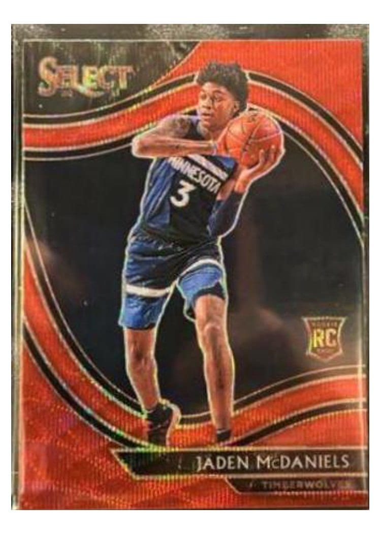 2020-21 Panini Select Base Set Jaden McDaniels #273 card