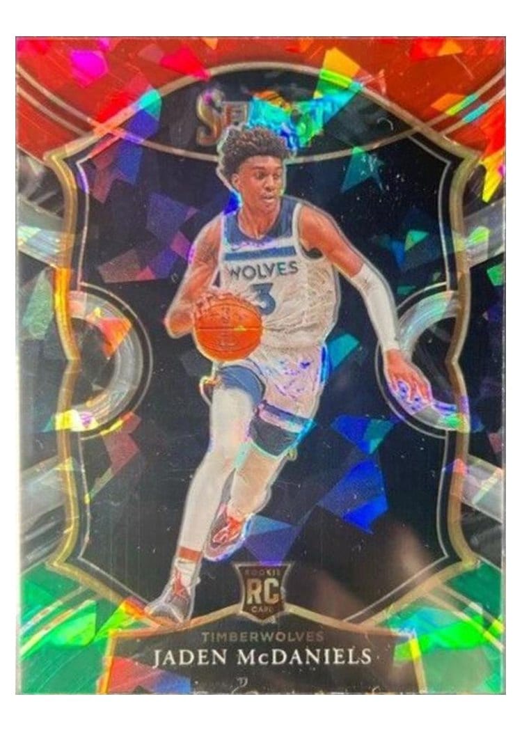 2020-21 Panini Select Base Set Jaden McDaniels #273 card