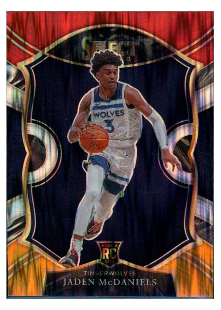 2020-21 Panini Select Base Set Jaden McDaniels #273 card