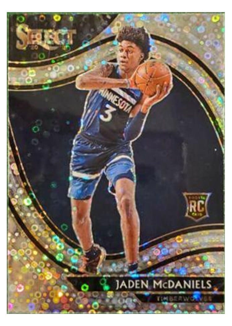 2020-21 Panini Select Base Set Jaden McDaniels #273 card