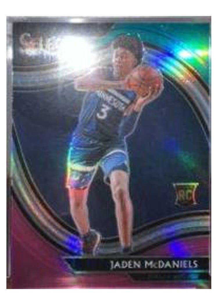 2020-21 Panini Select Base Set Jaden McDaniels #273 card