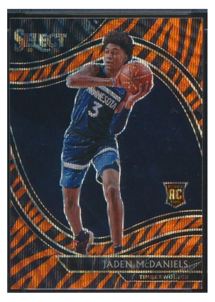 2020-21 Panini Select Base Set Jaden McDaniels #273 card