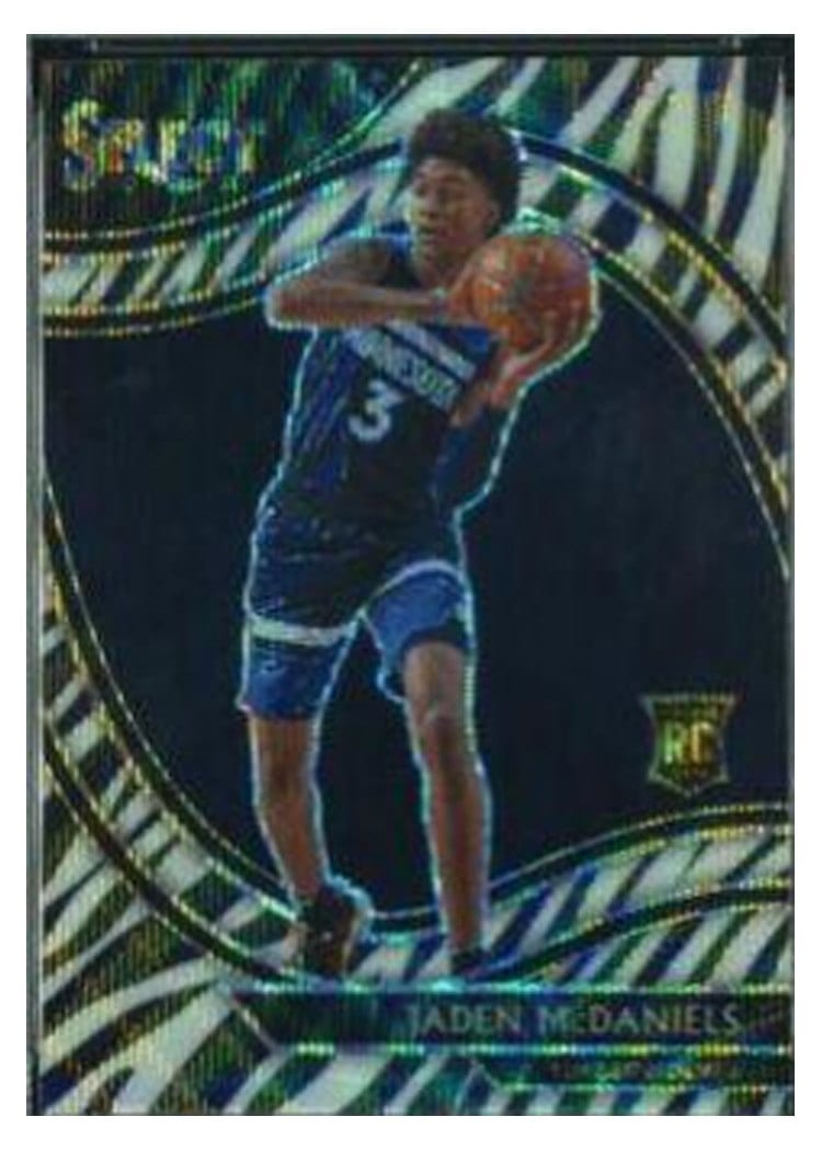2020-21 Panini Select Base Set Jaden McDaniels #273 card