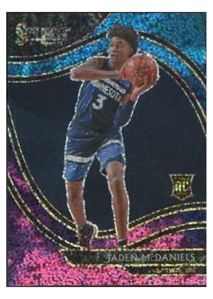 2020-21 Panini Select Base Set Jaden McDaniels #273 card