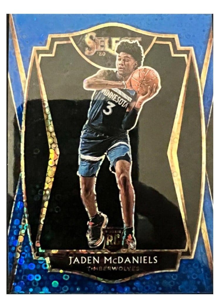 2020-21 Panini Select Base Set Jaden McDaniels #88 card