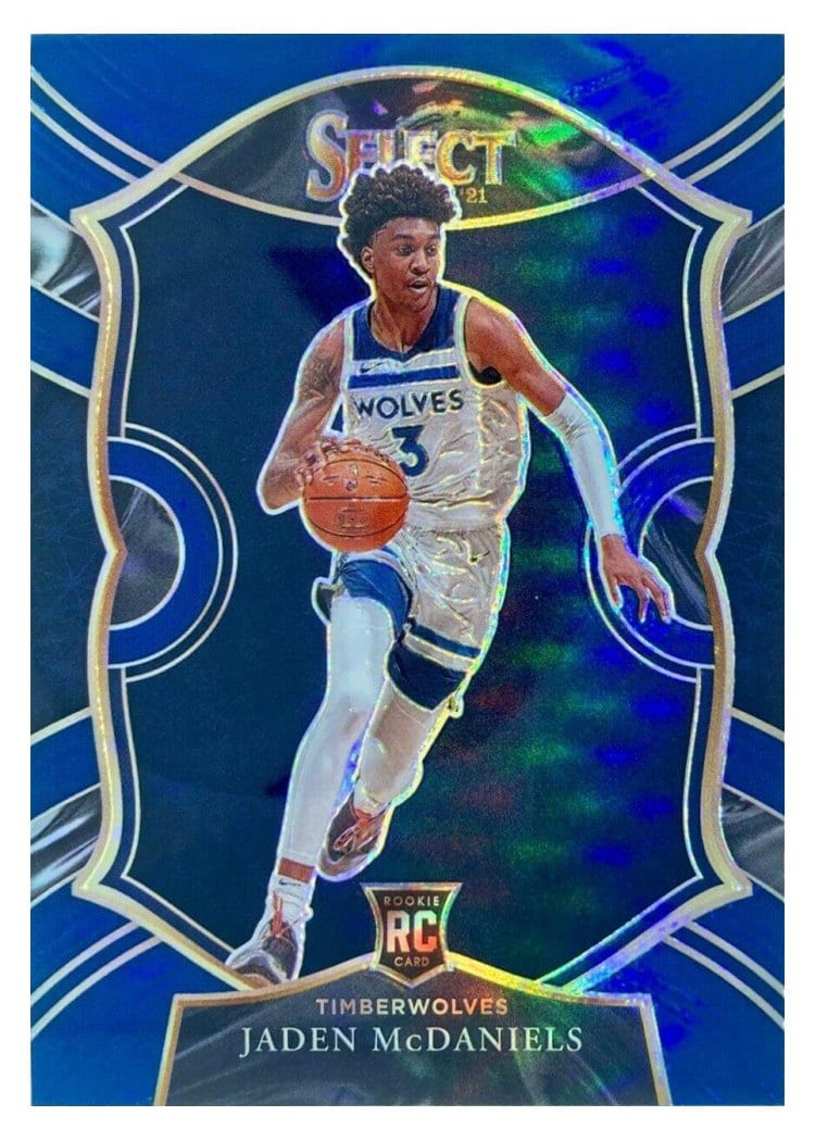 2020-21 Panini Select Base Set Jaden McDaniels #88 card