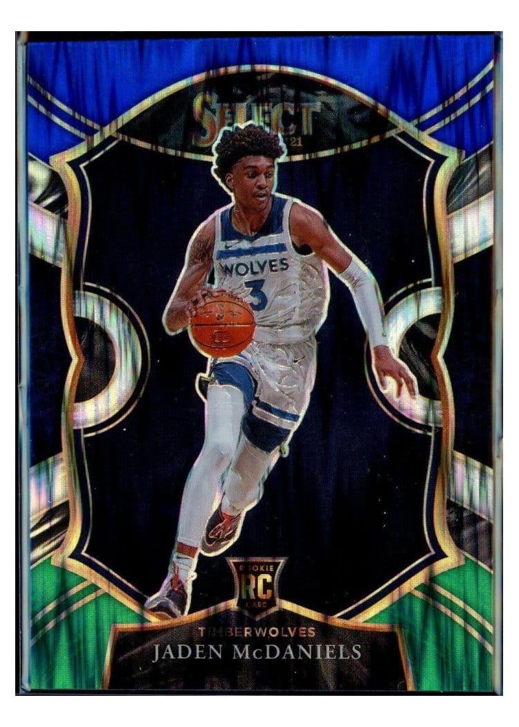 2020-21 Panini Select Base Set Jaden McDaniels #88 card