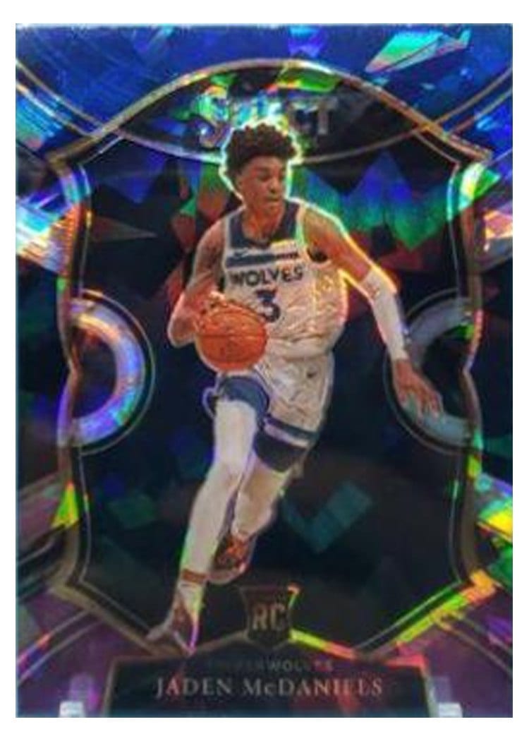 2020-21 Panini Select Base Set Jaden McDaniels #88 card