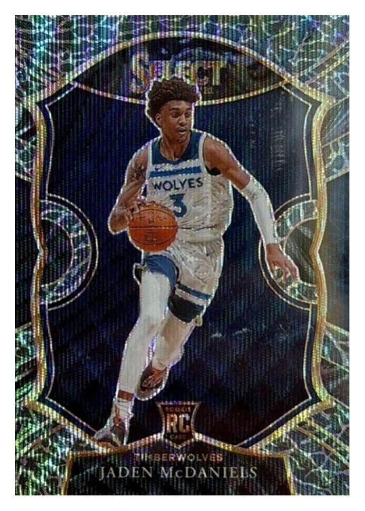 2020-21 Panini Select Base Set Jaden McDaniels #88 card