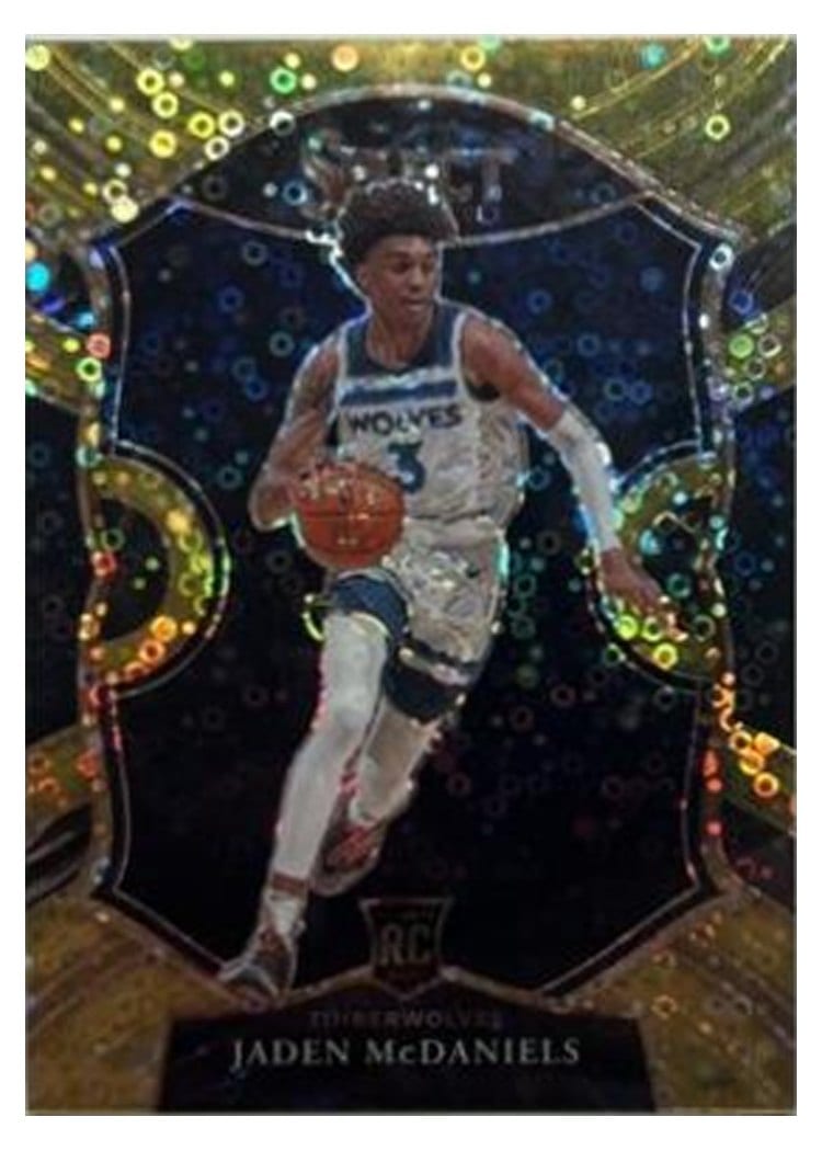 2020-21 Panini Select Base Set Jaden McDaniels #88 card