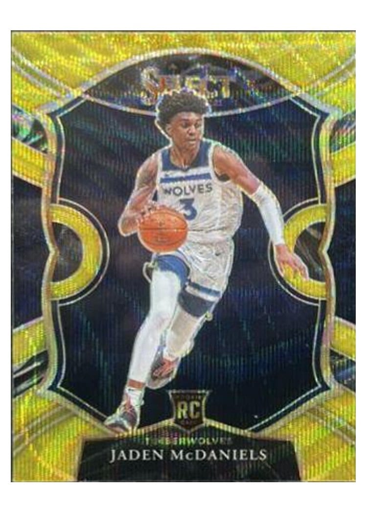2020-21 Panini Select Base Set Jaden McDaniels #88 card