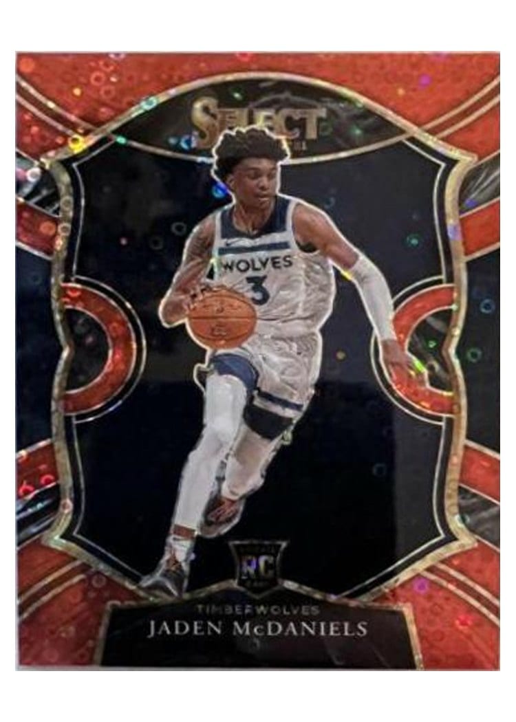2020-21 Panini Select Base Set Jaden McDaniels #88 card