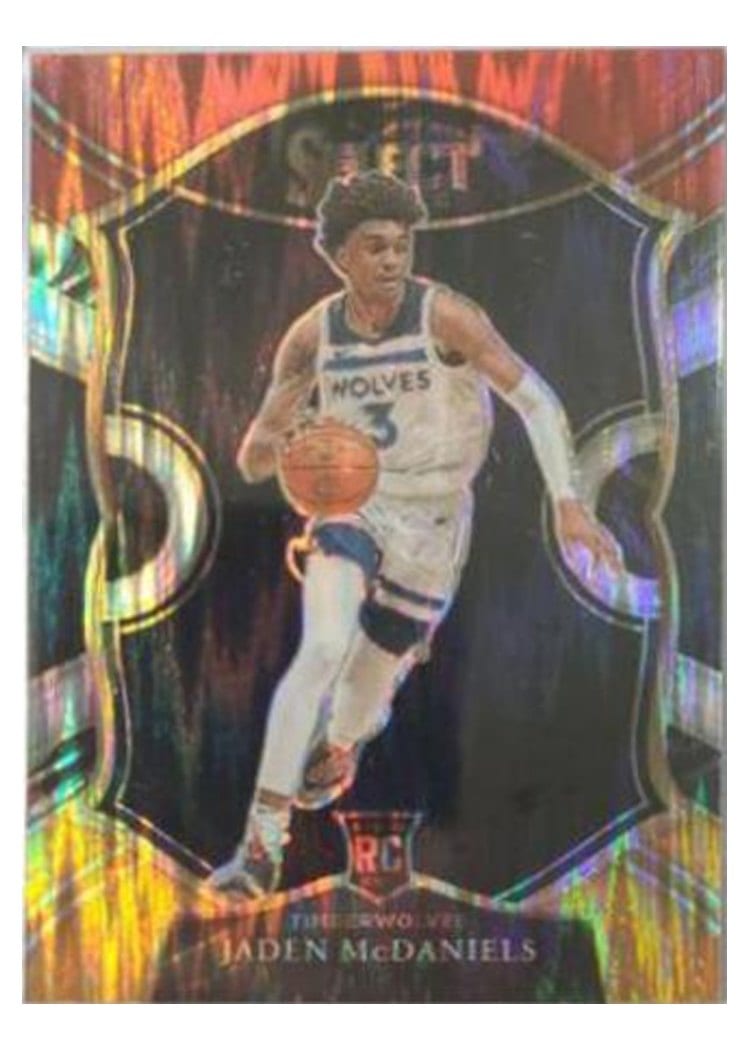 2020-21 Panini Select Base Set Jaden McDaniels #88 card