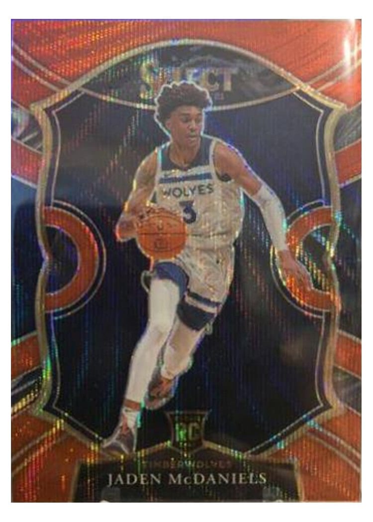 2020-21 Panini Select Base Set Jaden McDaniels #88 card