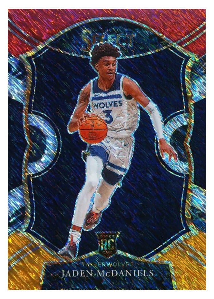 2020-21 Panini Select Base Set Jaden McDaniels #88 card