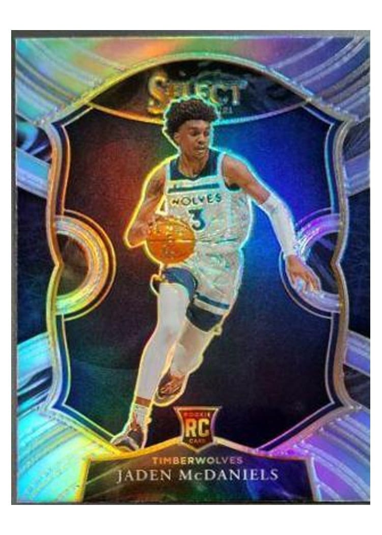2020-21 Panini Select Base Set Jaden McDaniels #88 card
