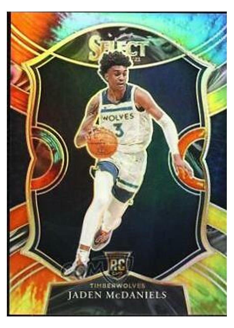 2020-21 Panini Select Base Set Jaden McDaniels #88 card