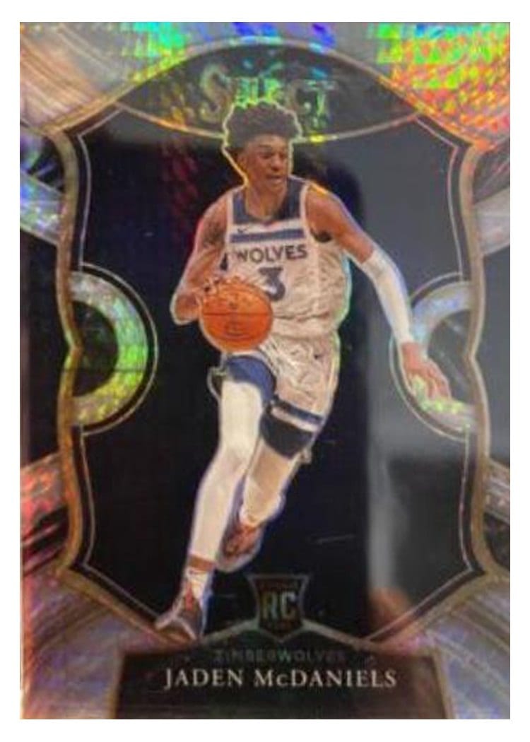 2020-21 Panini Select Base Set Jaden McDaniels #88 card