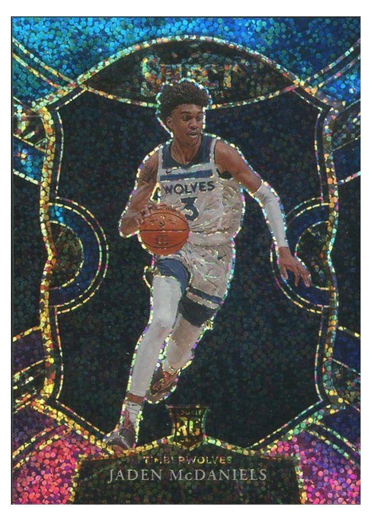 2020-21 Panini Select Base Set Jaden McDaniels #88 card