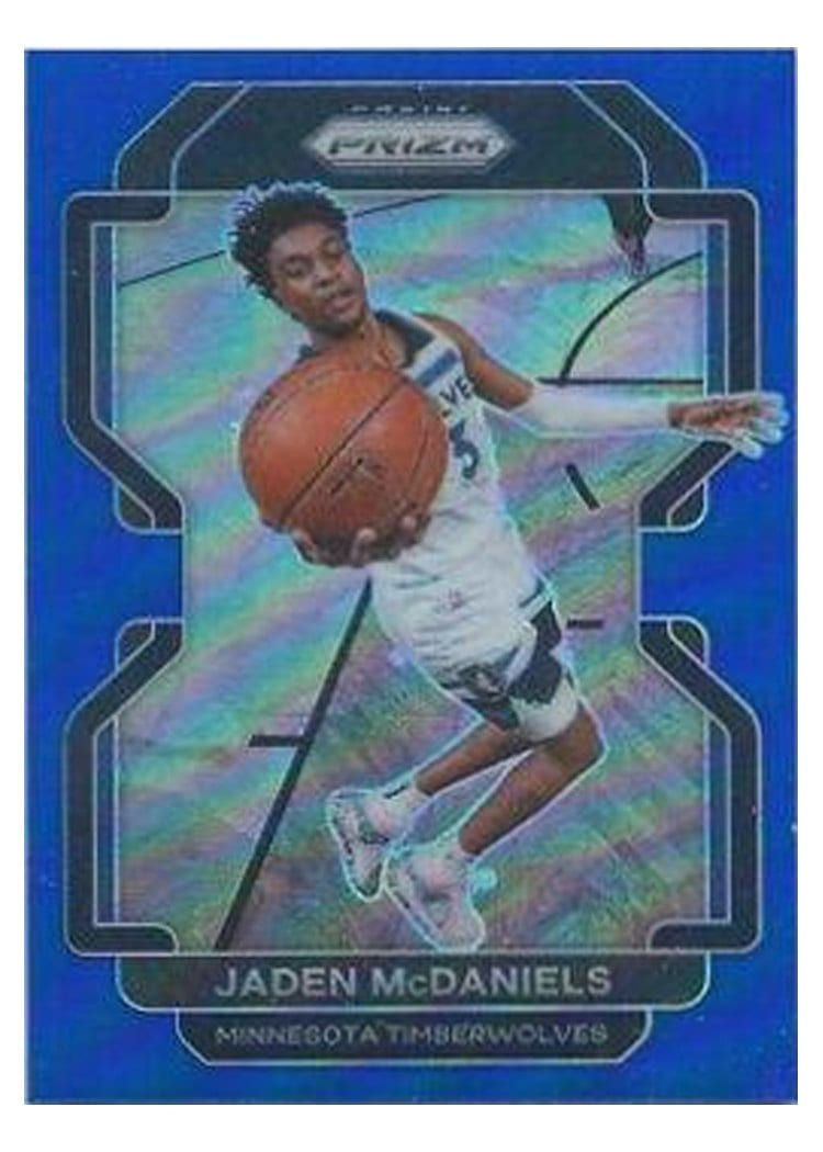 2021-22 Panini Prizm Base Set Jaden McDaniels #12 card
