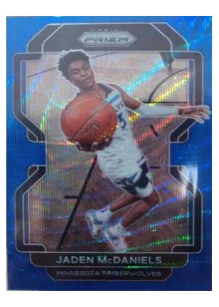 2021-22 Panini Prizm Base Set Jaden McDaniels #12 card