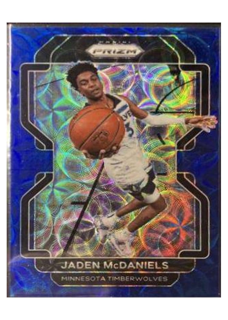 2021-22 Panini Prizm Base Set Jaden McDaniels #12 card