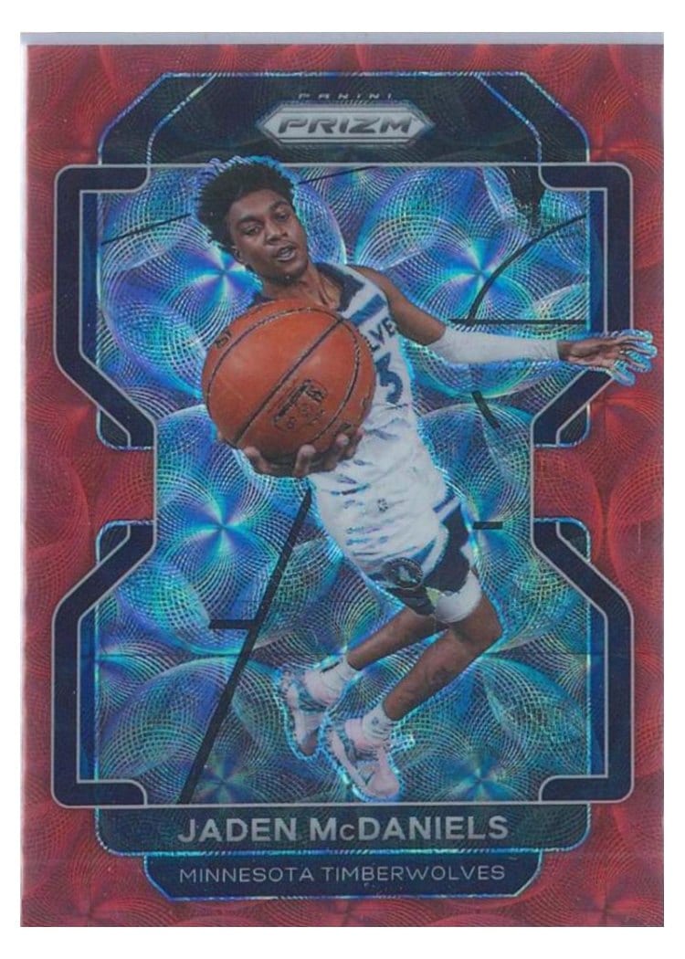 2021-22 Panini Prizm Base Set Jaden McDaniels #12 card