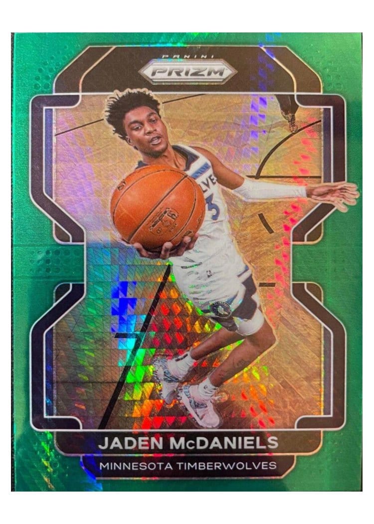 2021-22 Panini Prizm Base Set Jaden McDaniels #12 card