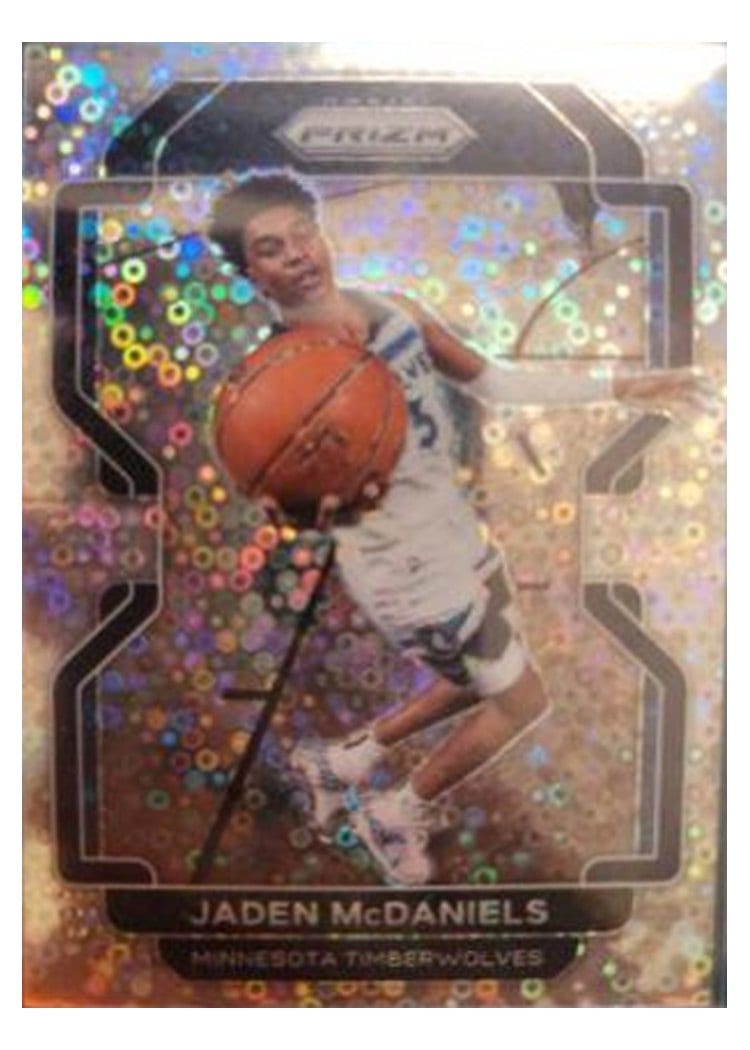 2021-22 Panini Prizm Base Set Jaden McDaniels #12 card