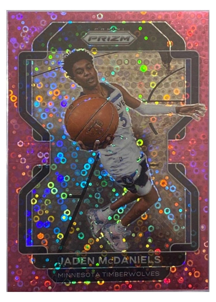 2021-22 Panini Prizm Base Set Jaden McDaniels #12 card