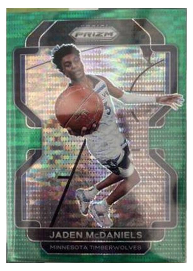 2021-22 Panini Prizm Base Set Jaden McDaniels #12 card