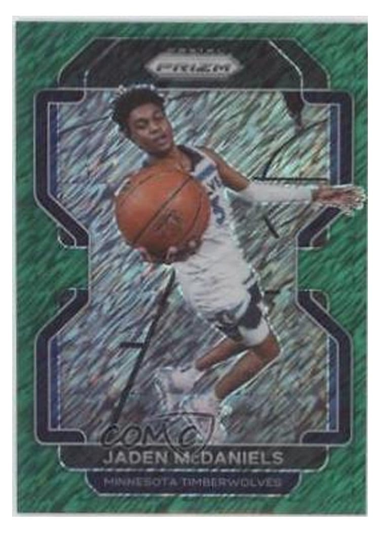 2021-22 Panini Prizm Base Set Jaden McDaniels #12 card