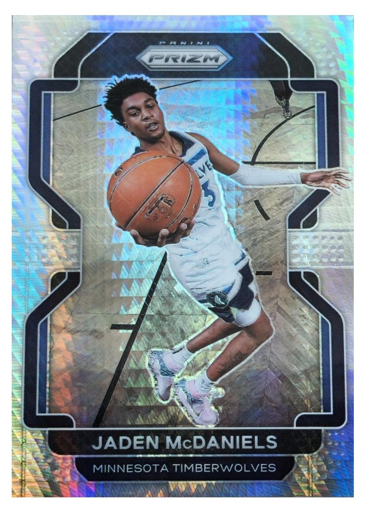 2021-22 Panini Prizm Base Set Jaden McDaniels #12 card