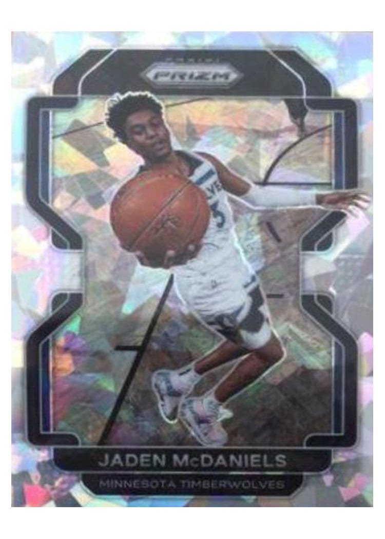 2021-22 Panini Prizm Base Set Jaden McDaniels #12 card