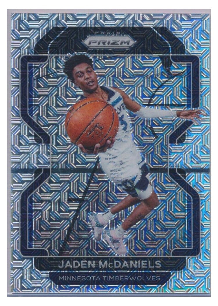 2021-22 Panini Prizm Base Set Jaden McDaniels #12 card