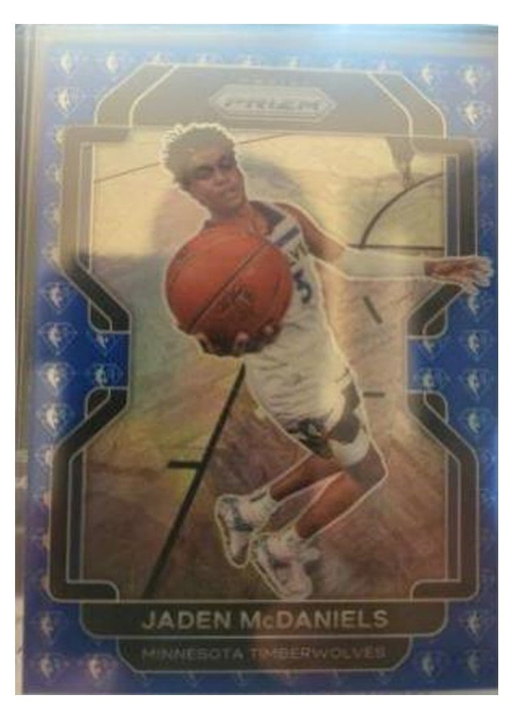 2021-22 Panini Prizm Base Set Jaden McDaniels #12 card
