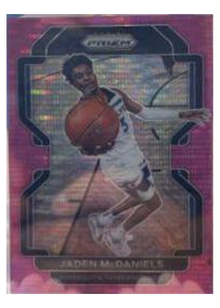 2021-22 Panini Prizm Base Set Jaden McDaniels #12 card