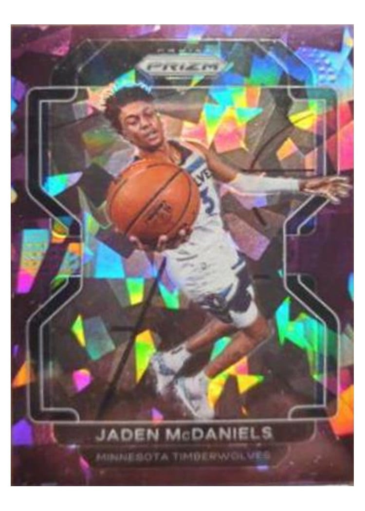 2021-22 Panini Prizm Base Set Jaden McDaniels #12 card