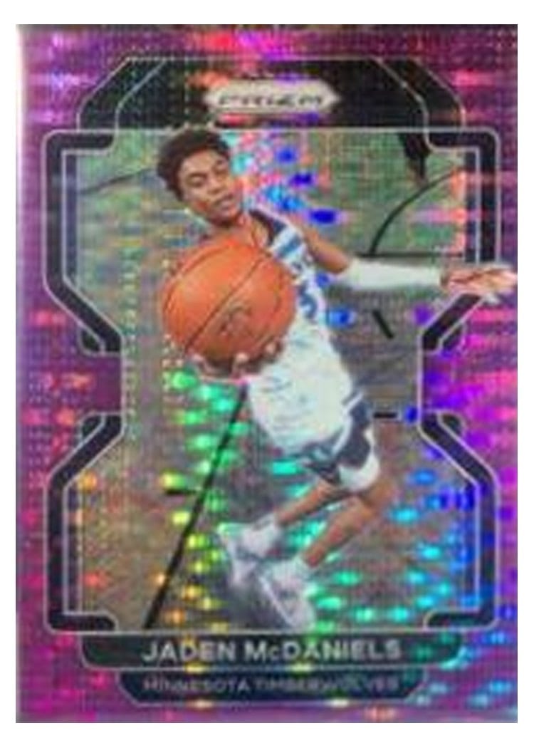 2021-22 Panini Prizm Base Set Jaden McDaniels #12 card