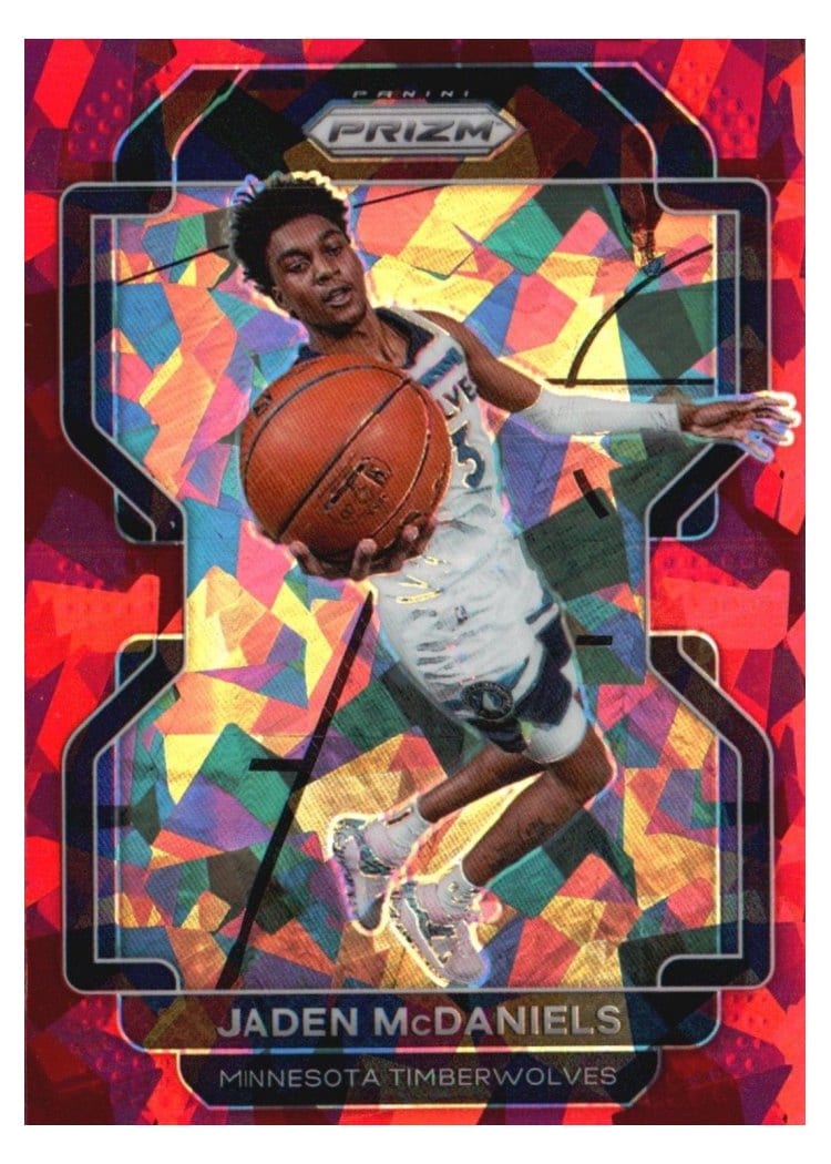 2021-22 Panini Prizm Base Set Jaden McDaniels #12 card